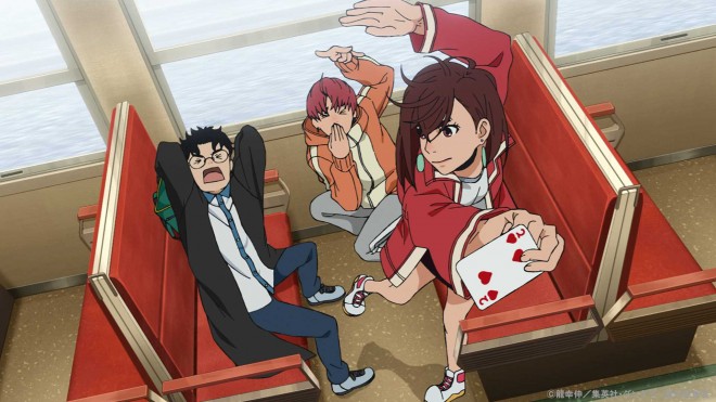 Momo, Okarun and Jiji